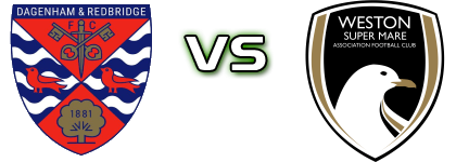 Dag & Red - Weston Super Mare Estatísticas e detalhes do jogo