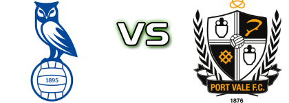 Oldham - Port Vale Spiel Prognosen und Statistiken