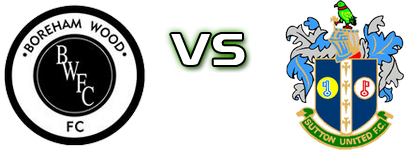 Boreham - Sutton детайли и статистика