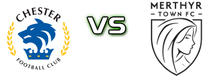 Chester - Merthyr Estatísticas e detalhes do jogo