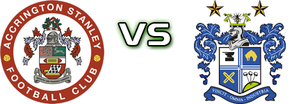 Accrington - Bury Estatísticas e detalhes do jogo