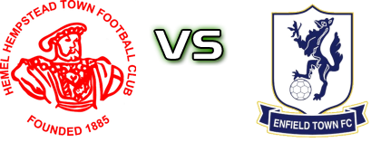 Hemel Hempstead - Enfield Estatísticas e detalhes do jogo