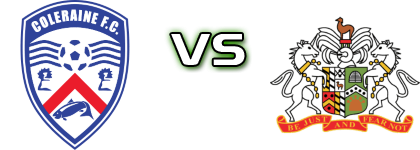 Coleraine FC - Glenavon детайли и статистика Coleraine FC - Glenavon детайли и статистика