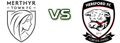 Merthyr - Hereford Statistiche e dettagli partita