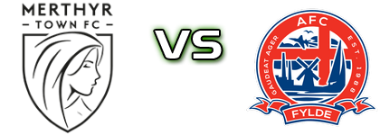 Merthyr - Fylde Statistiche e dettagli partita