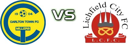 Carlton - Lichfield City FC head to head game preview and prediction