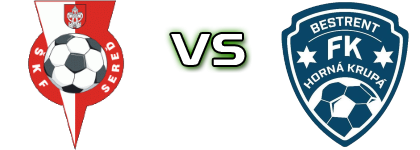 Sereď - Horná Krupá Statistiche e dettagli partita