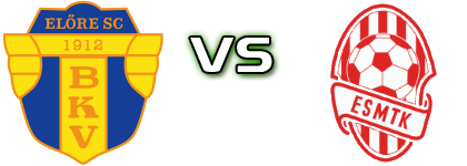 BKV Előre - ESMTK Detalji meca I statistika.