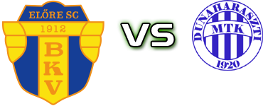 BKV Előre - Dunaharaszti Spiel Prognosen und Statistiken BKV Előre - Dunaharaszti Spiel Prognosen und Statistiken