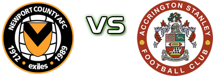 Newport - Accrington детайли и статистика