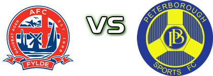 Fylde - Peterborough Sports Detalles y estadisticas