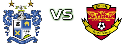 Bury - Avro детайли и статистика