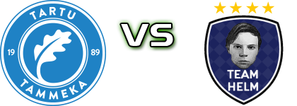 Tartu JK Tammeka U19 - Team Helm Statistiche e dettagli partita