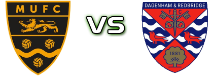 Maidstone - Dag & Red Estatísticas e detalhes do jogo