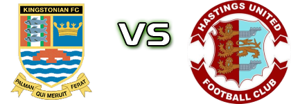 Kingstonian - Hastings Utd Spiel Prognosen und Statistiken