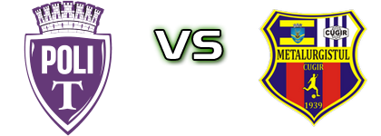 Poli Timișoara - Metalurgistul Cugir детайли и статистика