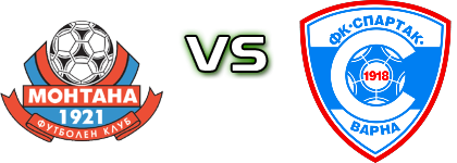 Montana - Spartak Varna детайли и статистика Montana - Spartak Varna детайли и статистика