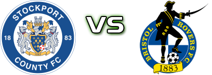 Stockport - Bristol Rovers детайли и статистика Stockport - Bristol Rovers детайли и статистика