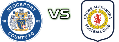 Stockport - Crewe детайли и статистика Stockport - Crewe детайли и статистика