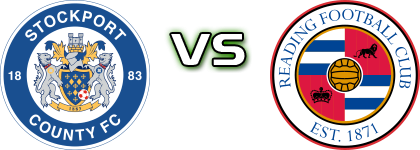 Stockport - Reading Statistiche e dettagli partita