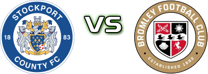 Stockport - Bromley Statistiche e dettagli partita