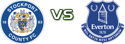 Stockport - Everton  head to head game preview and prediction