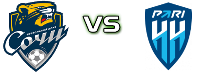 Sochi Youth - Pari NN Youth Spiel Prognosen und Statistiken