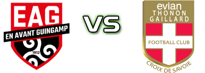 Guingamp - Evian Thonon Gaillard FC Statistiche e dettagli partita