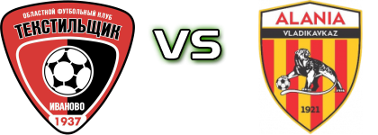 Tekstilshchik - Alania Vladikavkaz Spiel Prognosen und Statistiken