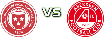 Hamilton Academical WFC - Aberdeen LFC Detalji meca I statistika.