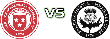 Hamilton Academical WFC - Partick Thistle LFC Detalji meca I statistika.