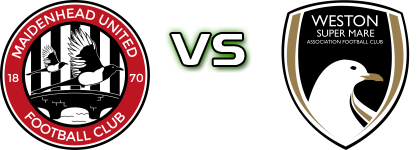 Maidenhead - Weston Super Mare Detalles y estadisticas