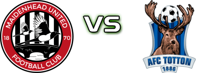 Maidenhead - Totton Detalles y estadisticas