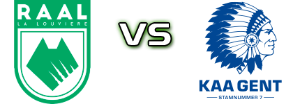 RAAL La Louvière - Gent head to head game preview and prediction