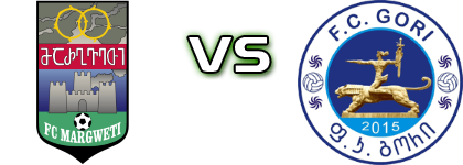 FC Margveti 2006 - FC Gori Detalji meca I statistika.