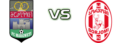 FC Margveti 2006 - FC Borjomi Detalles y estadisticas FC Margveti 2006 - FC Borjomi Detalles y estadisticas