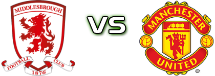 Middlesbrough - Man. United Estatísticas e detalhes do jogo