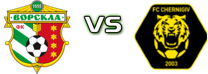 Vorskla - FC Chernihiv Estatísticas e detalhes do jogo
