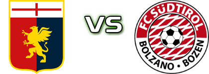 Genoa - Südtirol Statistiche e dettagli partita