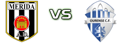 Mérida - Ourense Detalles y estadisticas