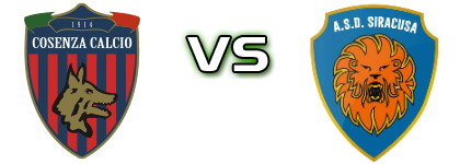 Cosenza - Siracusa Statistiche e dettagli partita