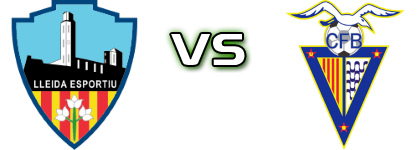 Lleida Esportiu - CF Badalona Spiel Prognosen und Statistiken