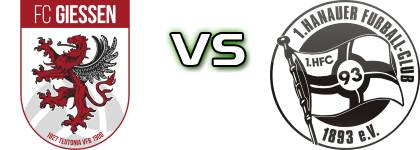 FC Gießen - 1. Hanauer FC 93 Detalles y estadisticas