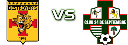 Destroyers - 24 de Septiembre head to head game preview and prediction