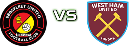 Ebbsfleet - West Ham Statistiche e dettagli partita