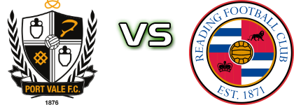 Port Vale - Reading Detalles y estadisticas