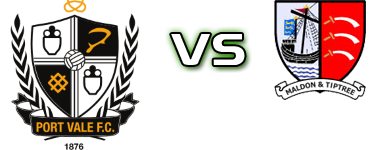 Port Vale - Maldon & Tiptree Detalji meca I statistika. Port Vale - Maldon & Tiptree Detalji meca I statistika.