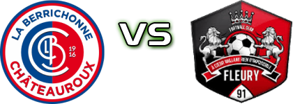 Châteauroux - Fleury detalji utakmice i statistika
