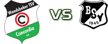 Wandsbeker TSV Concordia - Bramfeld Spiel Prognosen und Statistiken Wandsbeker TSV Concordia - Bramfeld Spiel Prognosen und Statistiken