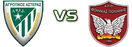 Agrotikos Asteras - Finikas Polichnis Spiel Prognosen und Statistiken Agrotikos Asteras - Finikas Polichnis Spiel Prognosen und Statistiken